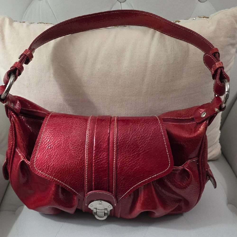 Worthington Women's Elegant Red Shoulder Bag